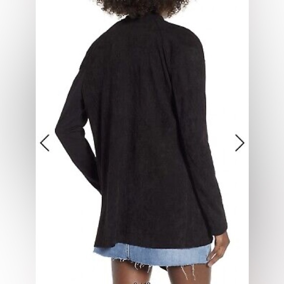 NWT BLANK NYC | Black Cloud Nine Drape Jacket - Size XS - Picture 3 of 6